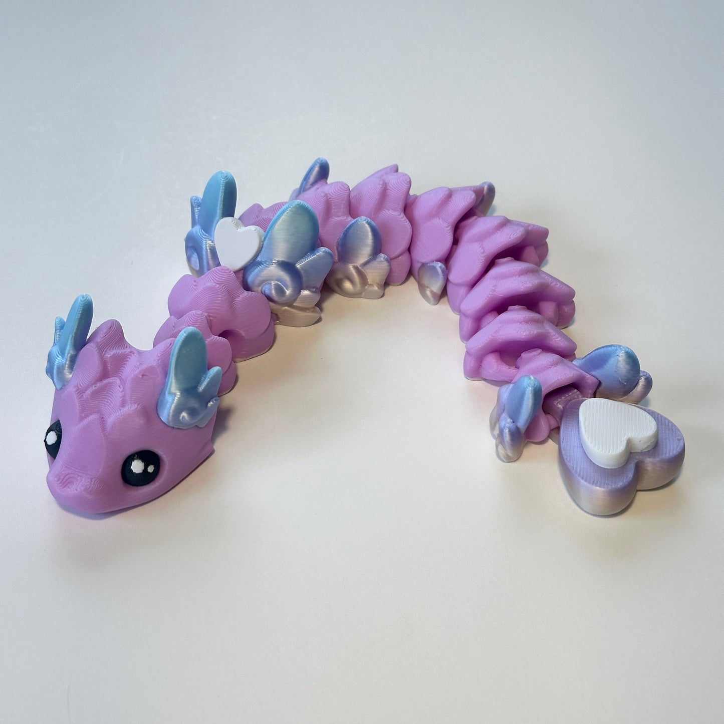 Heart Snake - 3D Printed Articulating Figure