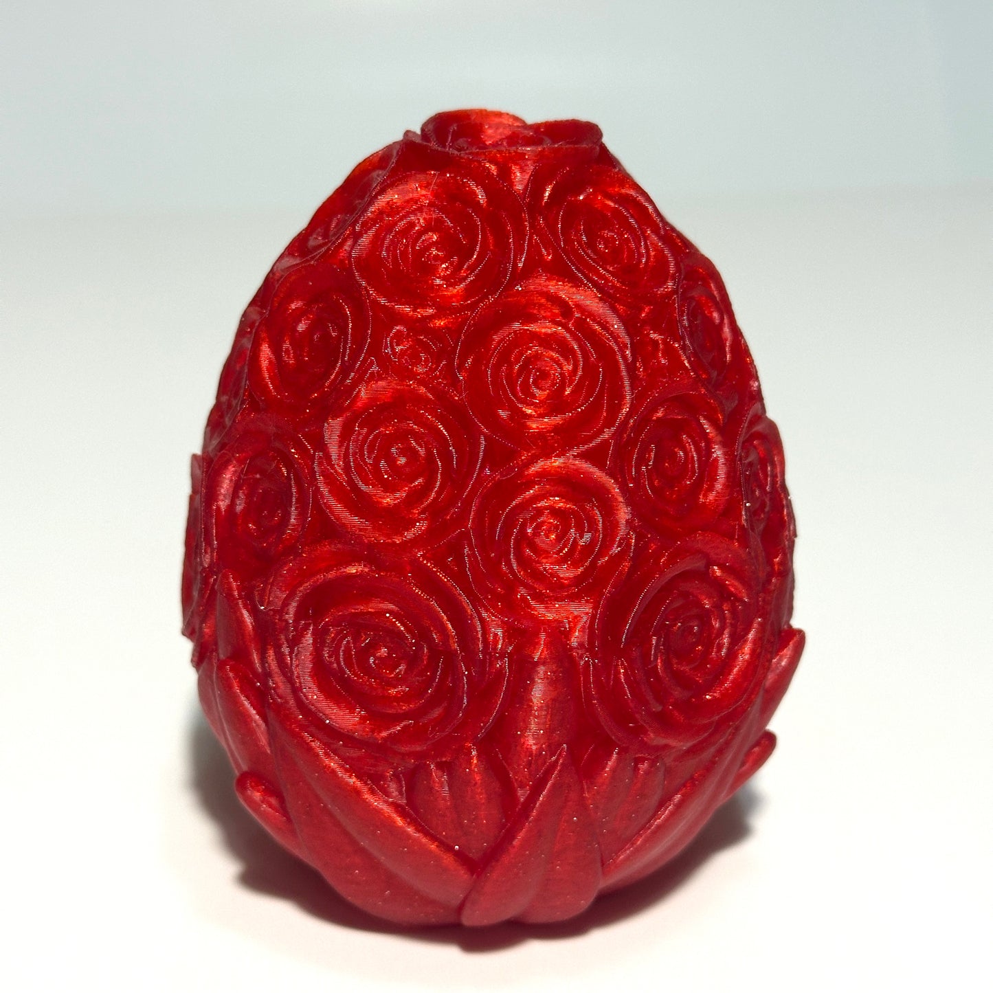 Small Rose Egg - 3D Printed Articulating FIgure