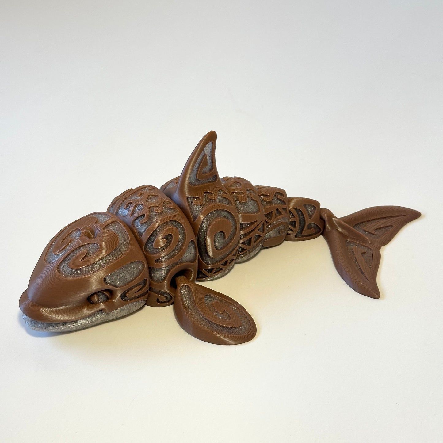 Tattooed Orca - 3D Printed Articulating Figurine