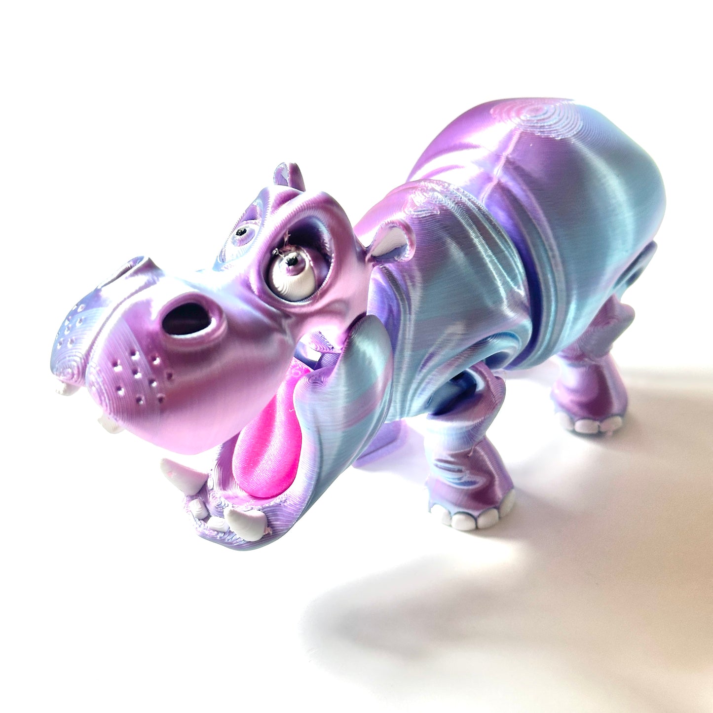 Flexi Hippo - 3D Printed Articulating Figure