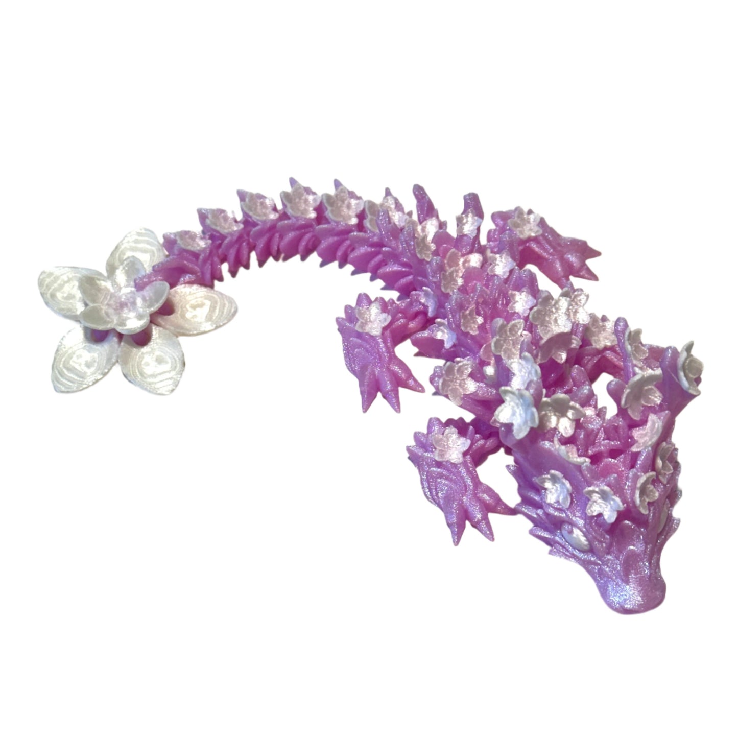 Baby Cherry Blossom Dragon - 3D Printed Articulating Figure