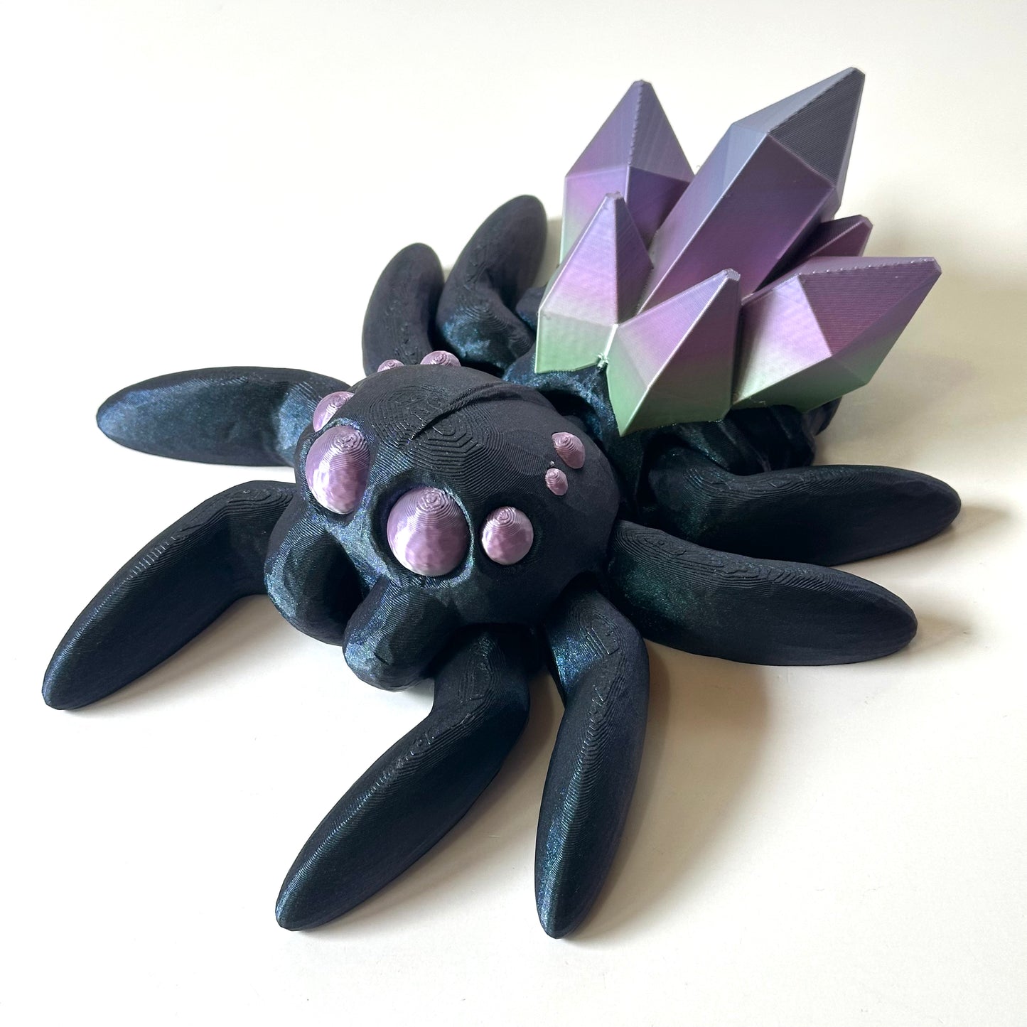 Giant Crystal Spider - 3D Printed Articulating Figure