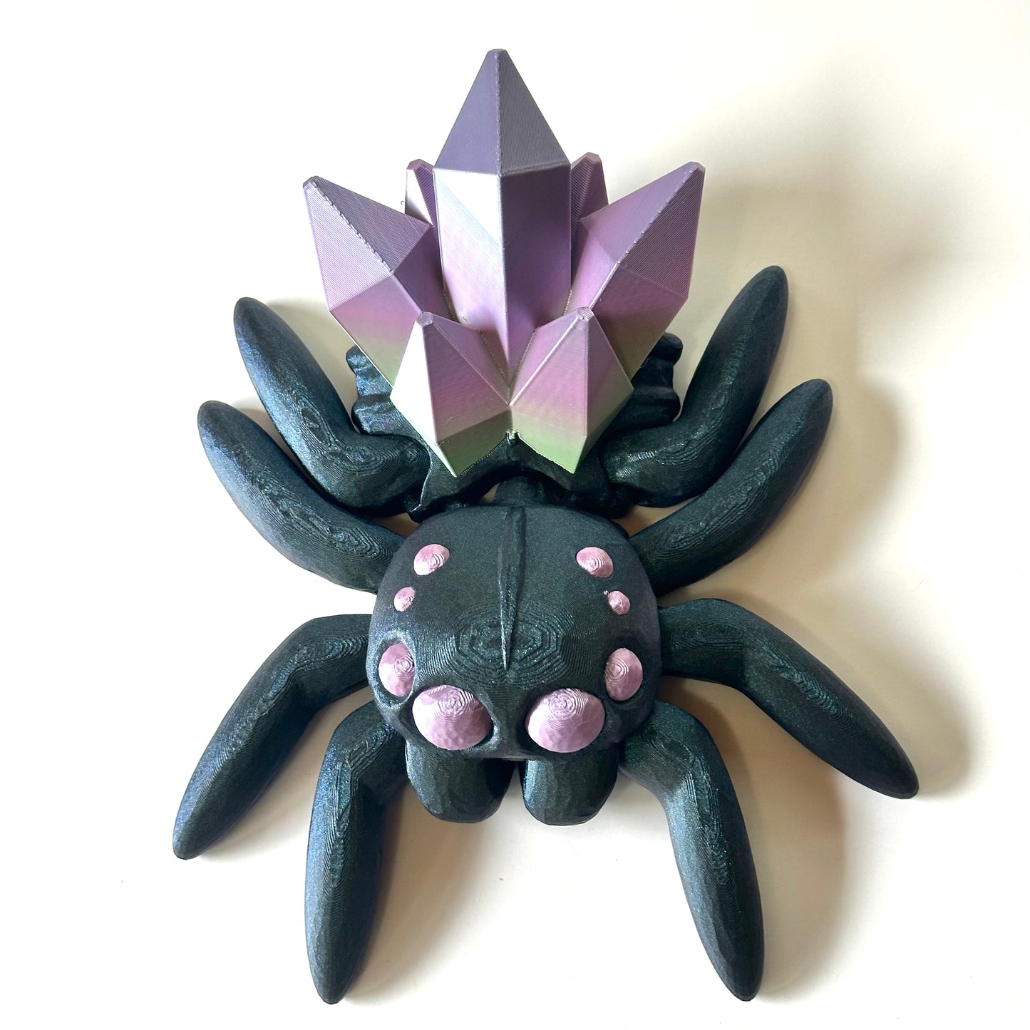 Giant Crystal Spider - 3D Printed Articulating Figure