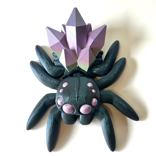 Giant Crystal Spider - 3D Printed Articulating Figure