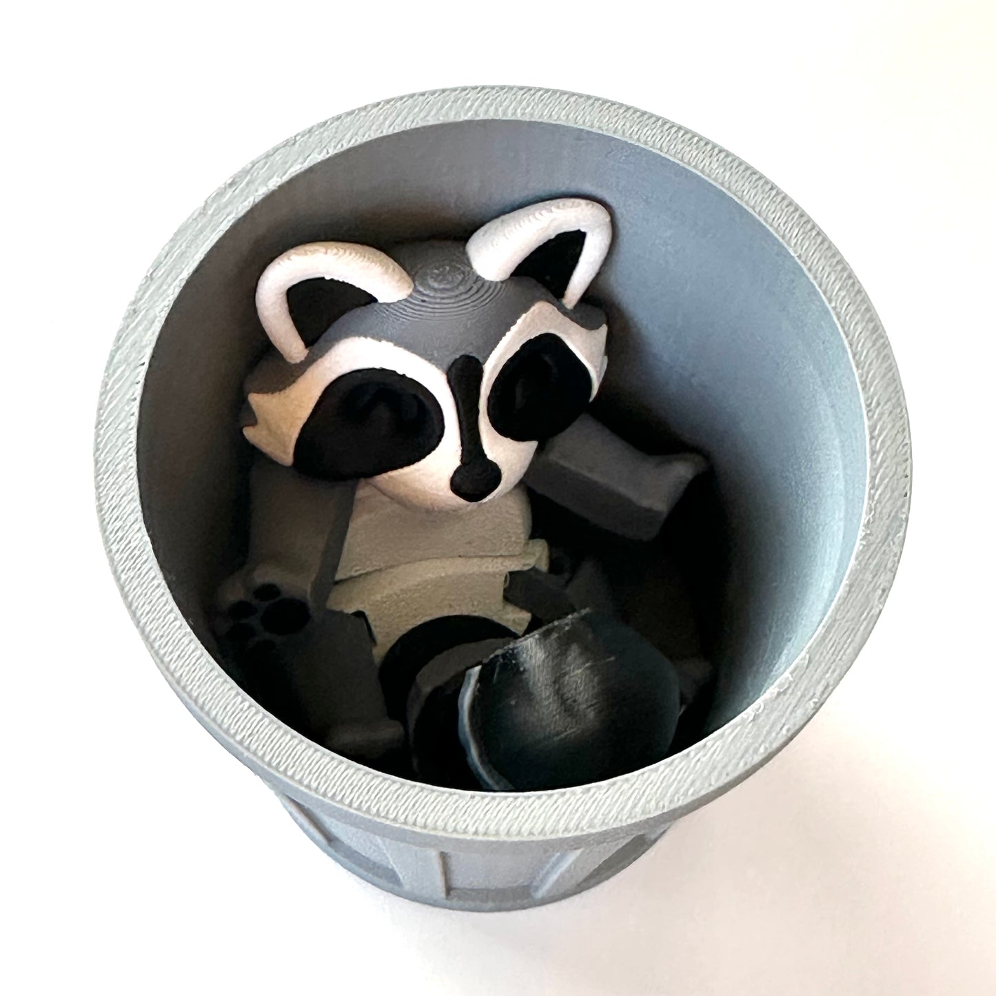 Trash Panda aka Raccoon - 3D Printed Articulating Figure