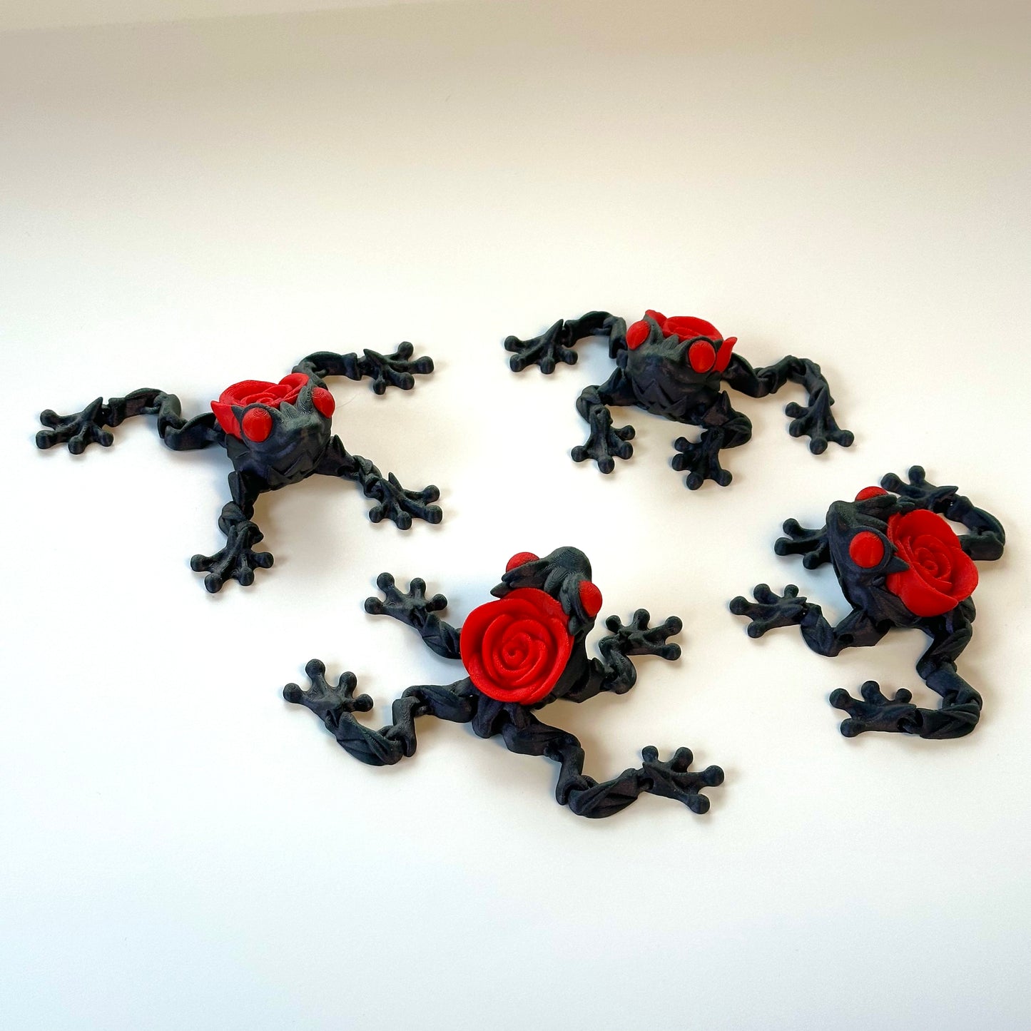 Rose Frog - Multi-Colored 3D Printed Articulating