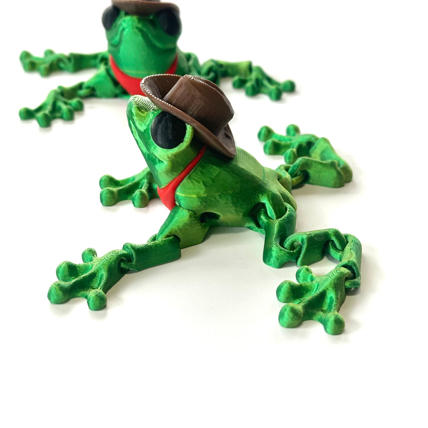 Cowboy Frog - 3D Printed Articulating Figure