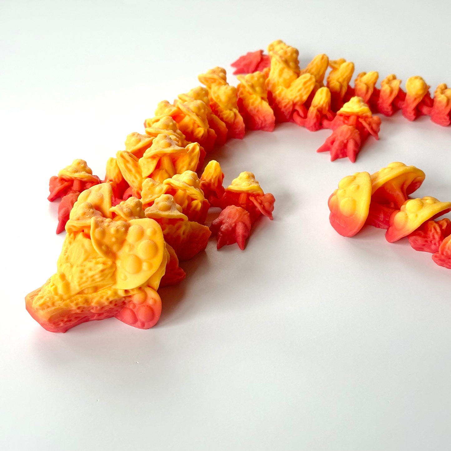 Large Mushroom Dragon - 3D Printed Articulating Figure